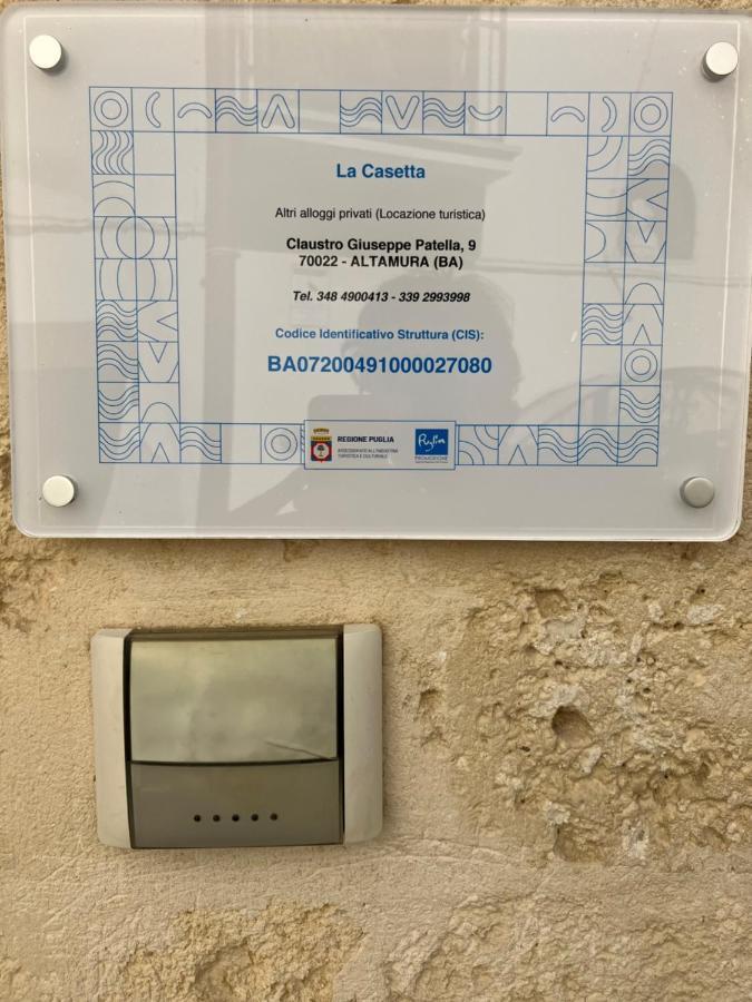 La Casetta Altamura Kültér fotó